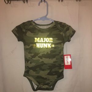 Cute “Major Hunk” onesie